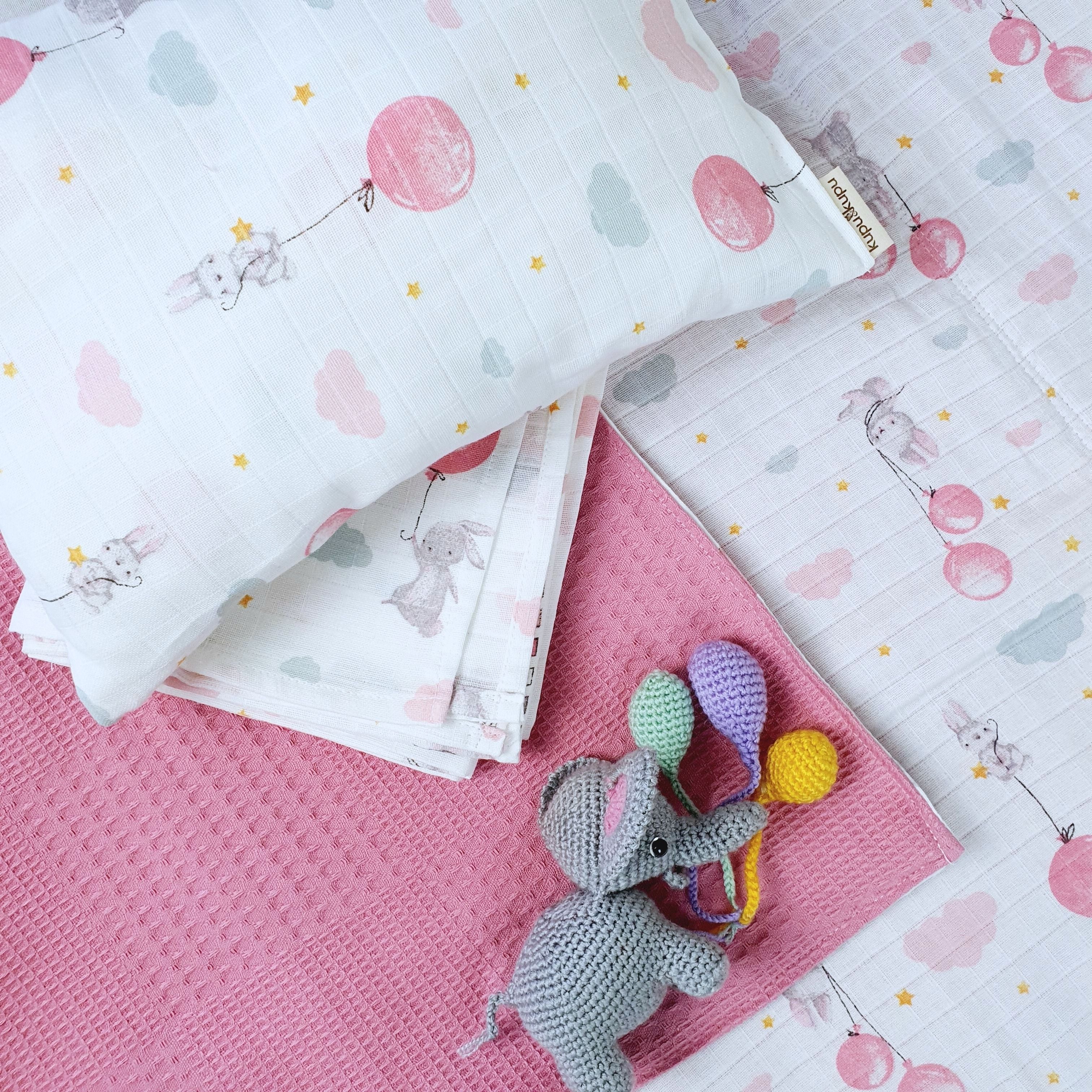 Kupu Surprise Pillow - 3-in-1 Baby Pillow, Blanket & Sheet