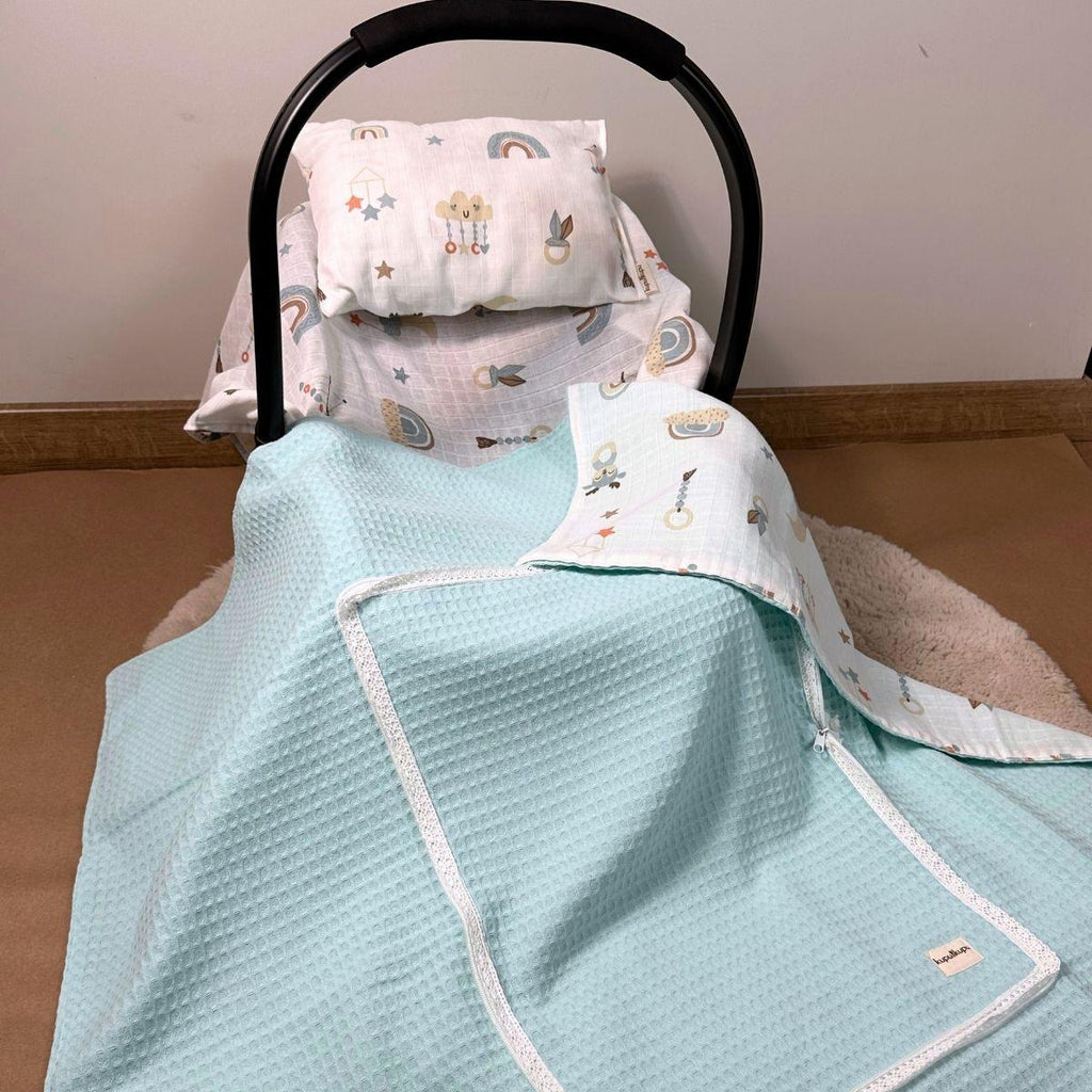Kupu Surprise Pillow - 3-in-1 Baby Pillow, Blanket & Sheet