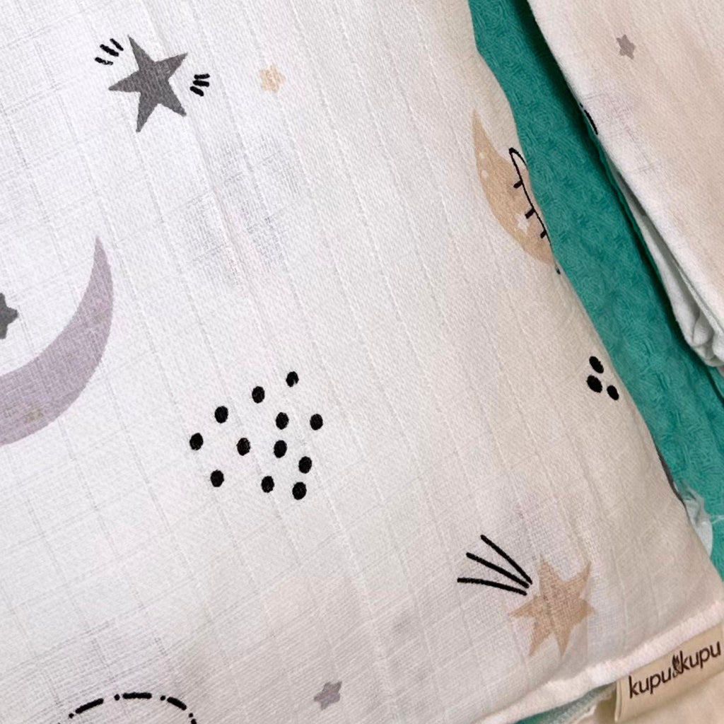 Kupu Surprise Pillow - 3-in-1 Baby Pillow, Blanket & Sheet