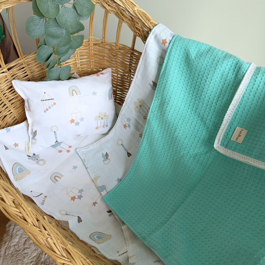 Kupu Surprise Pillow - 3-in-1 Baby Pillow, Blanket & Sheet